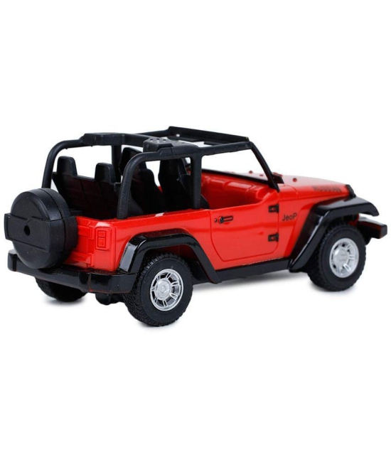 Russian Jeep Remote Control Toys for Boys Rechargeable Off Road Vehicle Toy Cars for Kids Best Gift (RED) - Red