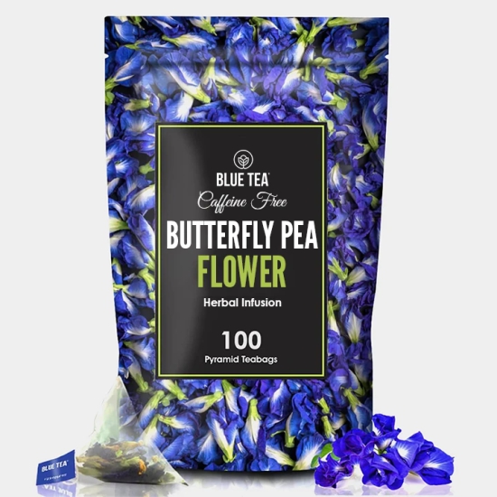 Butterfly Pea Flower Herbal Infusion - 100 Teabags-60 PTB / Lemongrass