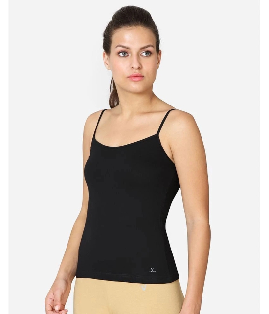 VStar Cotton Camisoles - Black Single - None