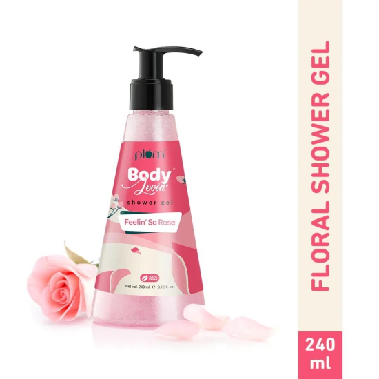 Feelin' So Rose Shower Gel by Plum BodyLovin'