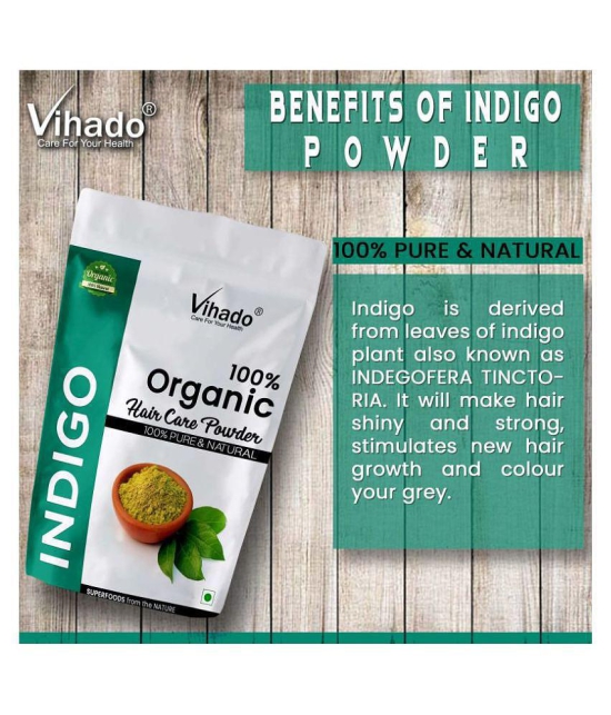 Vihado Natural Indigo Leaf Powder Hair Scalp Treatment 50 g