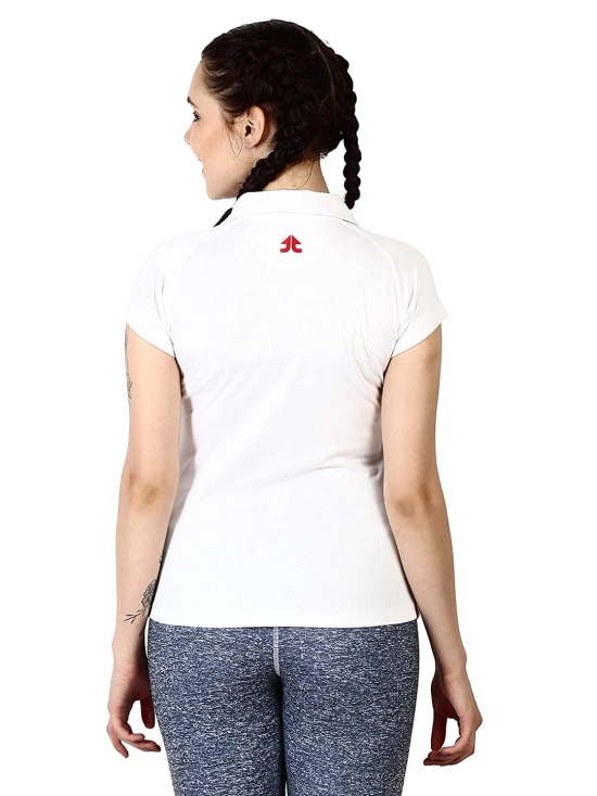 WOMEN CORE POLO-XS / White