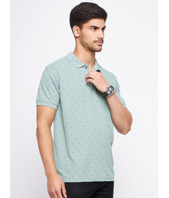 MXN - Green Cotton Regular Fit Men's Polo T Shirt ( Pack of 1 ) - None