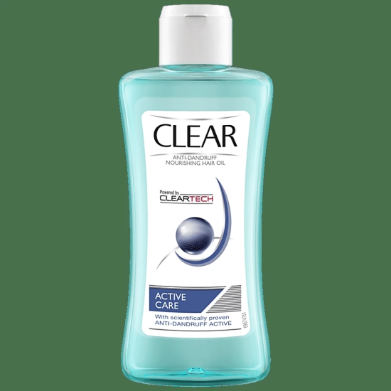 Clear Active Care Anti-Dandruff Nourishing Hair Oil - Nourishes Scalp & Hair, Powered By Cleartech, Rich In Vitamin E, 150 Ml