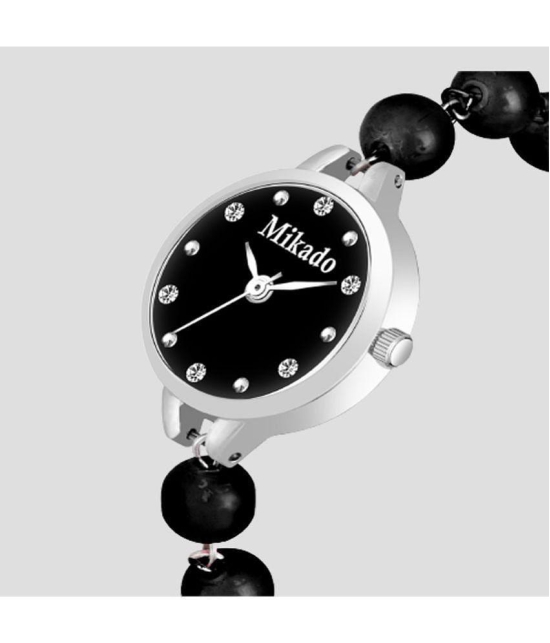 Mikado - Black Metal Analog Womens Watch