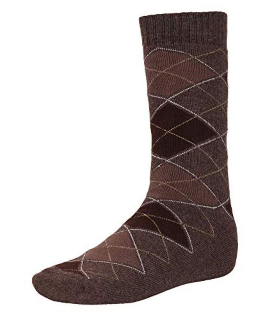 Creature - Woollen Men's Printed Multicolor Mid Length Socks ( Pack of 3 ) - Multicolor