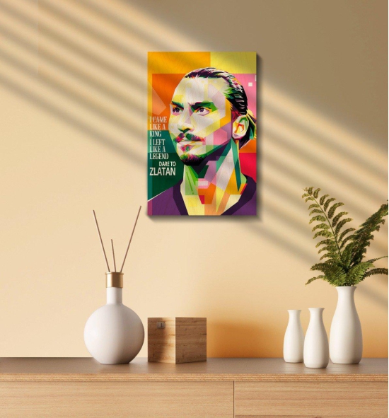 Zlatan Ibrahimovic Wood Print-18x12 Inch