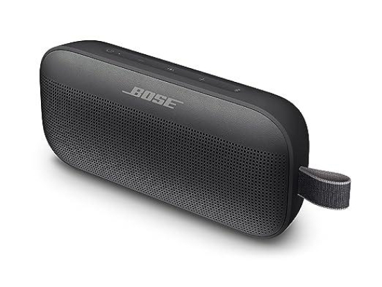 BOSE SoundLink Flex Portable Bluetooth Speaker (IPX67 Water Resistant, Rich Sound, Stereo Channel, Black)
