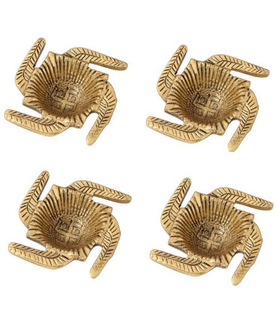 Handa' - Om & Swastik 7 cm ( Pack of 4 )