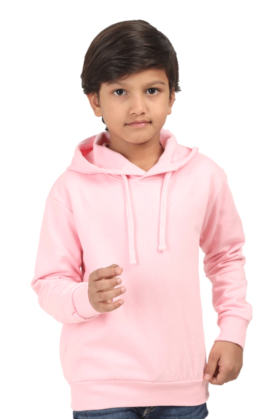 Kids Hooded SweatShirts-Black / 13-14 Years