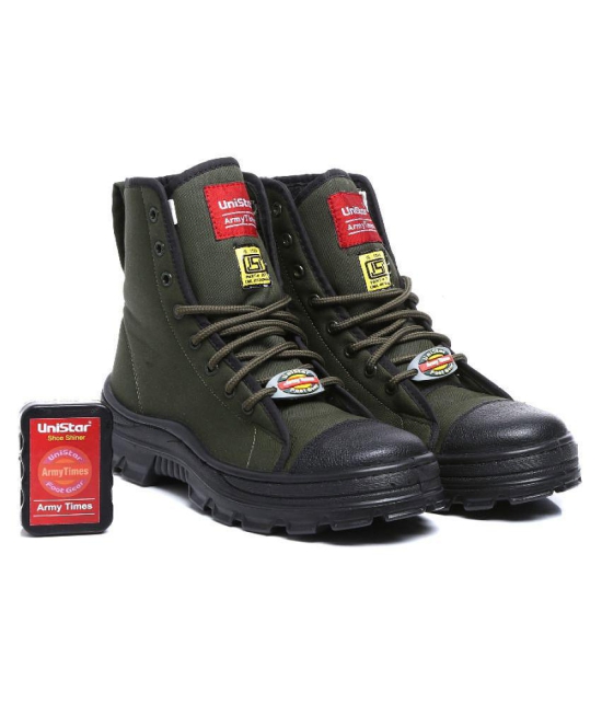 UniStar Olive Hiking & Trekking Boot - 9