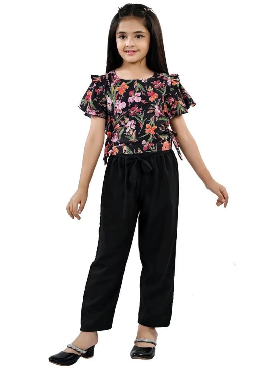 Arshia Fashions Multi Crepe Girls Top With Pants ( Pack of 1 ) - None