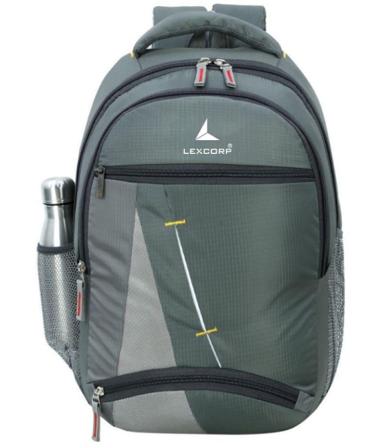 LEXCORP - Grey Polyester Backpack ( 45 Ltrs ) - Grey