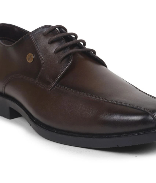 Liberty - Brown Mens Derby Formal Shoes - None