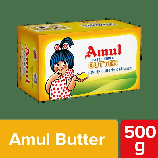 Amul Pasturised Butter 500G, 1 Pc