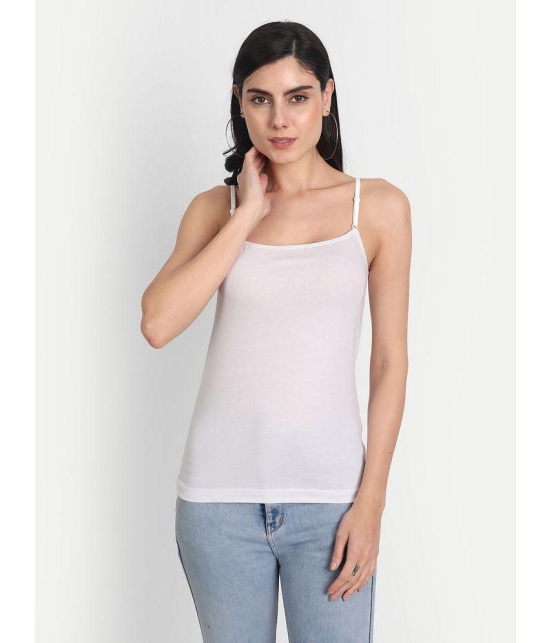 AIMLY Cotton Slip - White Single - None