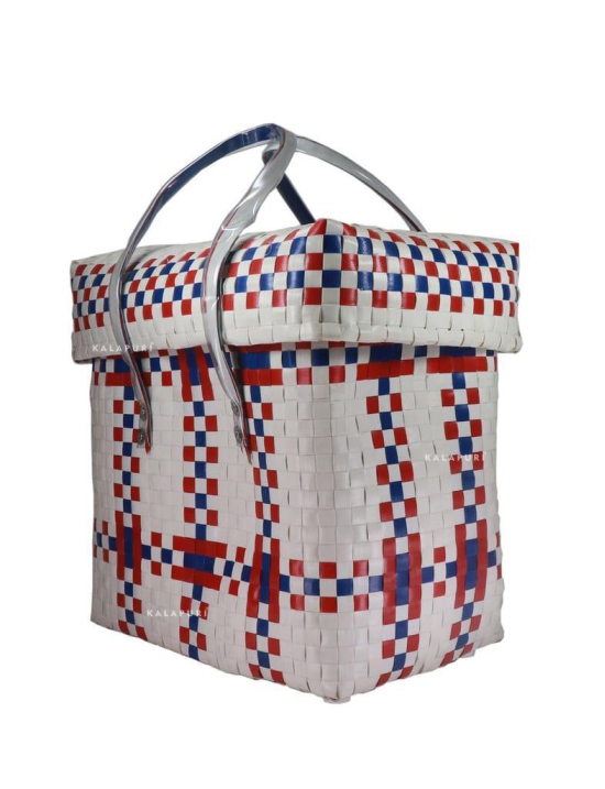 Handwoven Gift Basket with Lid - Style 2