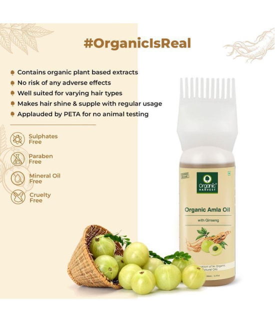 Organic Harvest - Strengthening Amla Oil 150 ml ( Pack of 1 )