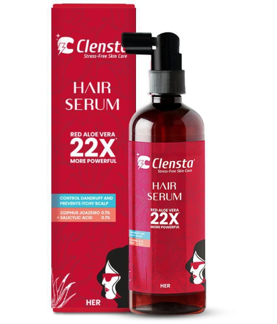 Clensta Hair Serum, Controls Dandruff, Deep Conditioning, Detangles, Prevents Itchy Scalp and Long Lasting Shine & Softness, 100 ml