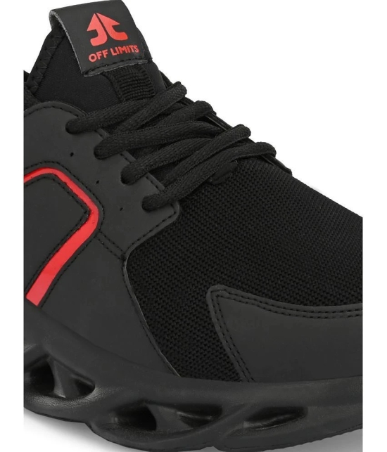 OFF LIMITS - CAESAR IV Black Mens Sports Running Shoes - None