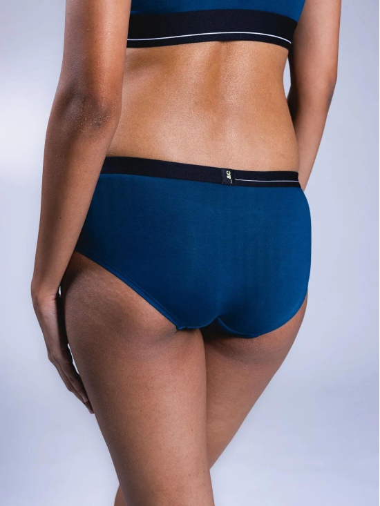 Women's Hipster Briefs - Blue Curacao-L