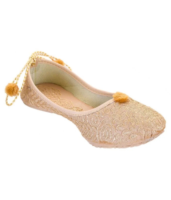 Raj Beige Ethnic Footwear - None