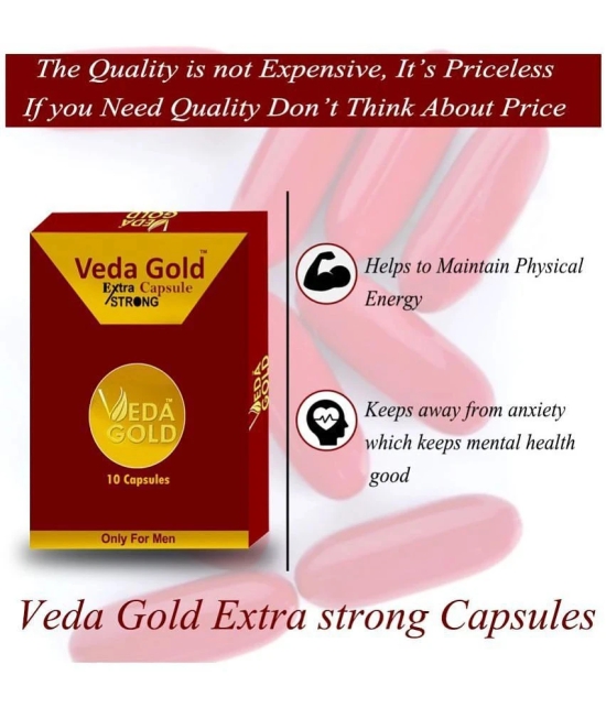 VEDA GOLD EXTRA STRONG CAPSULES FOR MEN / AYURVEDIC CAPSULES FOR MEN PROBLEM/STEMINA & BESTIAL POWER