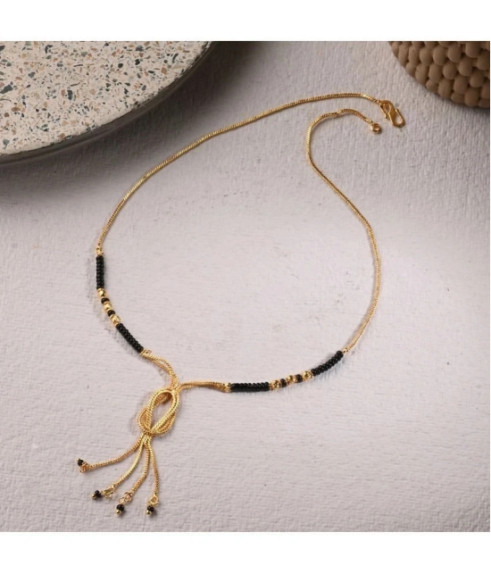 AanyaCentric Golden Mangalsutra ( Pack of 1 ) - Golden