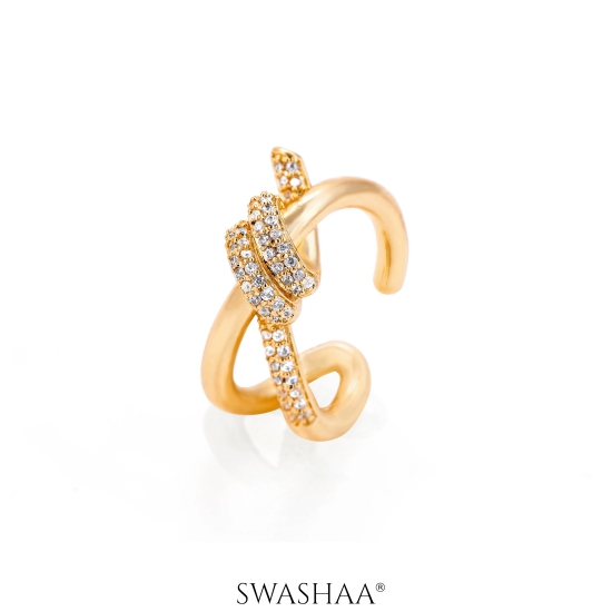 Mae 14K Gold Plated Ring-Gold