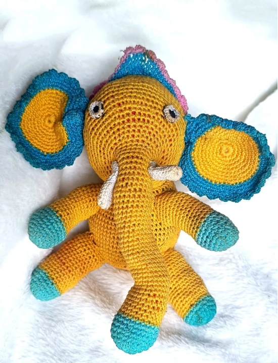 Handmade Crochet Elephant Plushie |????????????