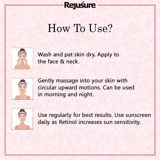 Rejusure Retinol Facial Moisturizer  Anti  Aging Complex  50 ml Pack of 2-Rejusure Retinol Facial Moisturizer – Anti – Aging Complex – 50 ml (Pack of 2)