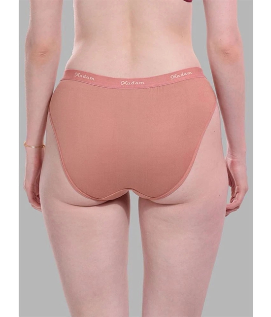 Madam Peach Cotton Lycra Solid Womens Hipster ( Pack of 1 ) - None