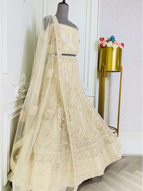 Ivory lehenga