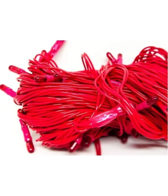 MIRADH Red 15Mtr String Light ( Pack of 1 ) - Red