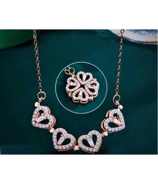 gilher - Rose Gold Plated Chain ( Pack of 1 ) - Rose Gold