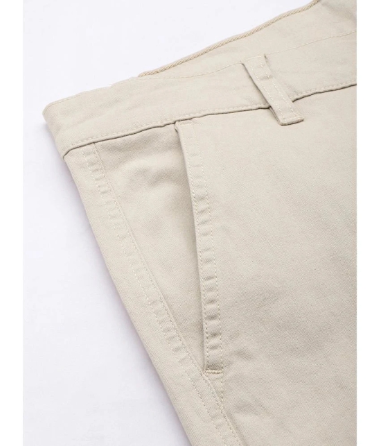 Difference of Opinion Regular Flat Mens Chinos - Beige ( Pack of 1 ) - None