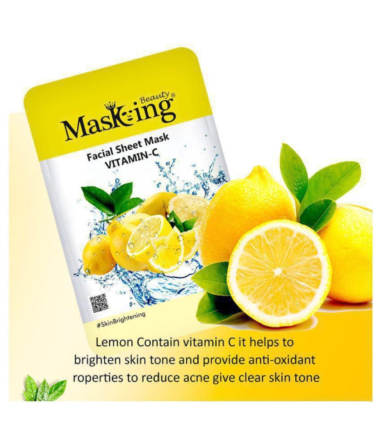 Masking - Radiant Glow Sheet Mask for All Skin Type (Pack of 5)