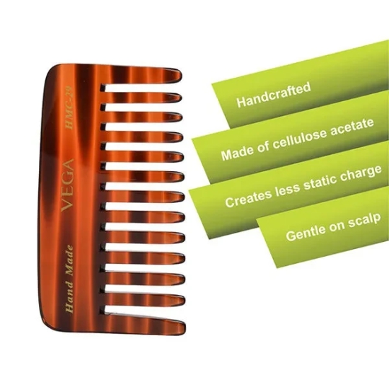 VEGA Premium Handcrafted Comb - Small (HMC-29)-1 Pcs