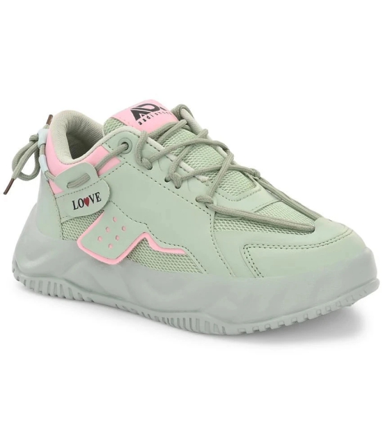 Aadi - Green Womens Running Shoes - None