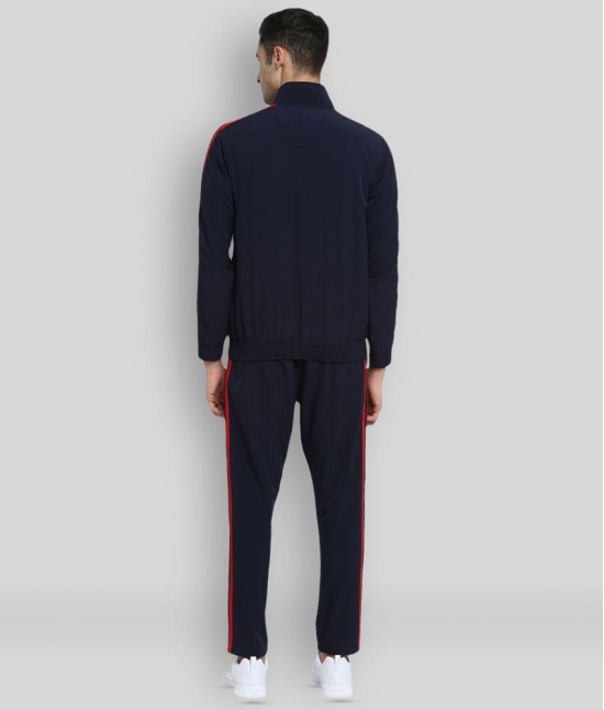 OFF LIMITS - Navy Blue Polyester Regular Fit Solid Mens Sports Tracksuit ( Pack of 1 ) - XXL