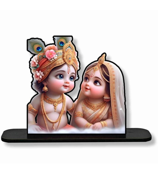 Saf Wood Radha Krishna Idol ( 22 cm )