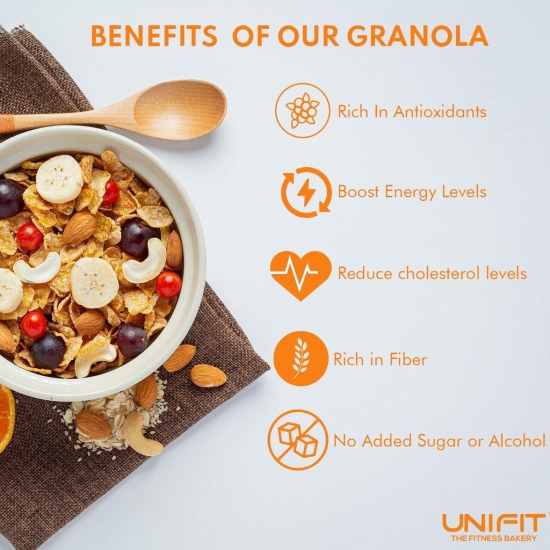 UNIFIT Instant Baked Crunchy Granola 500g