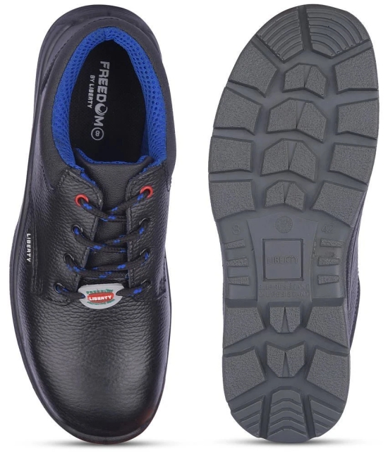 Liberty Derby Black Safety Shoes - 11