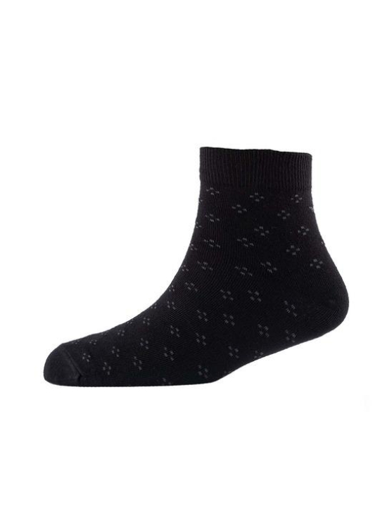 Men Pack Of 2 Patterned Cotton Ankle Length Socks