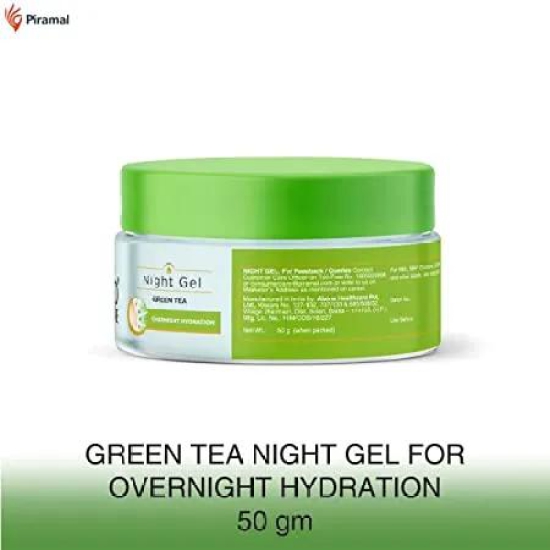 Lactocalamine Green Tea Night Gel Pack of 2x 50g