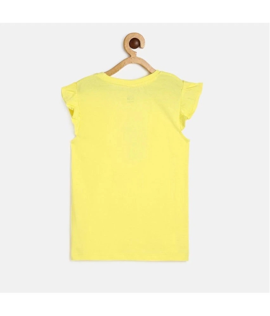 MINI KLUB Yellow 100% Cotton Girls Top ( Pack of 1 ) - None