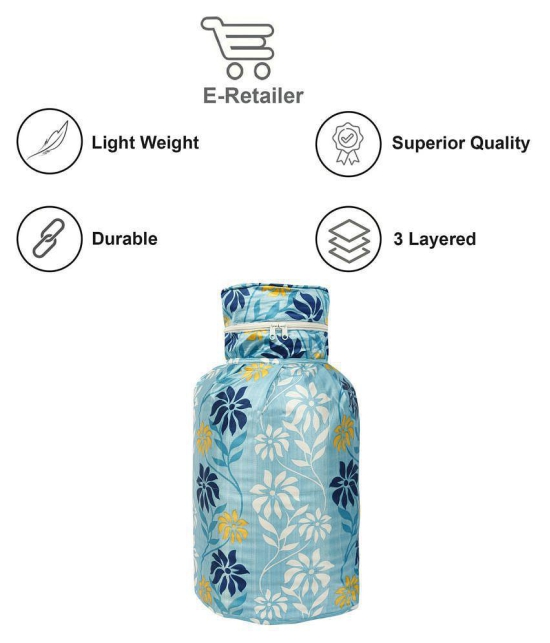 E-Retailer Single Polyester Blue Cylinder Cover