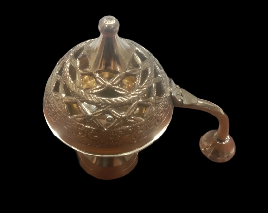 VRINDA METAL ART Brass Dhoop Burner  Deepak