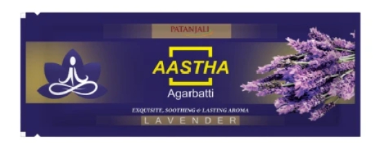 AASTHA AGARBATTI LAVENDER -16 STICK