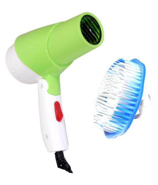 Lenon 1280 Green Hair Dryer ( Free AssortedComb )